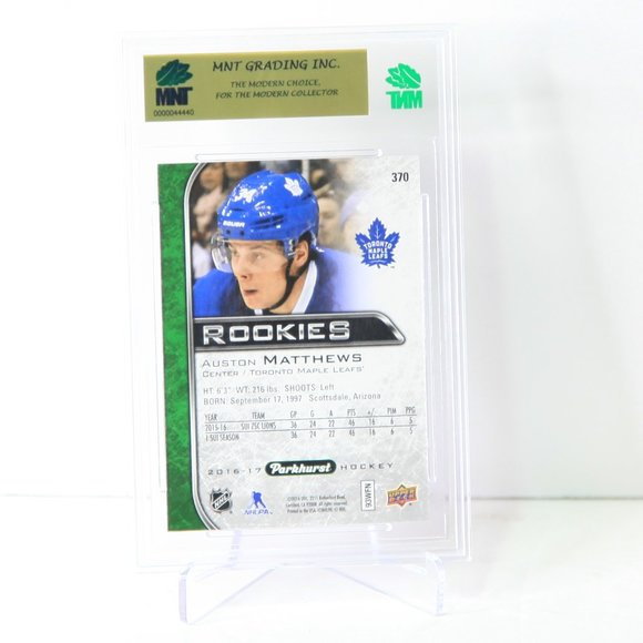 Auston Matthews Parkhurst Rookie Card 2016/2017 Toronto Maple Leafs Graded 9.5 - Picture 2 of 4